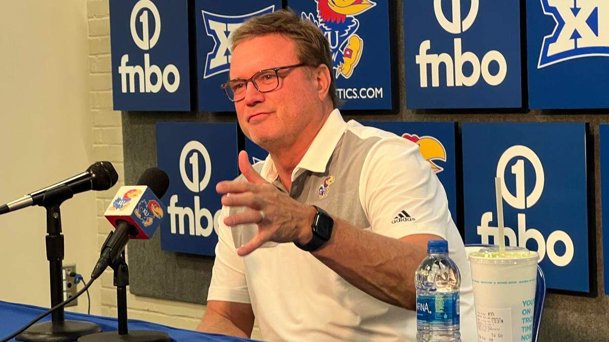 Kansas basketball coach Bill Self spoke to media about his team on Thursday, a day before the 38th annual Late Night in the Phog.