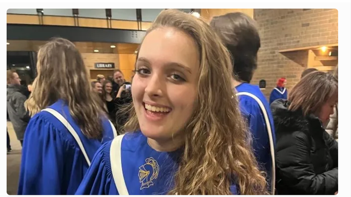 Rylie Saloum was killed when a suspected drunk driver ran a red light and hit her near the University of Minnesota, police said.