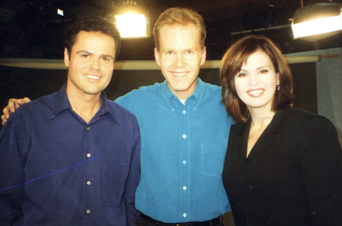 Mackie with Donny and Marie Osmond.
