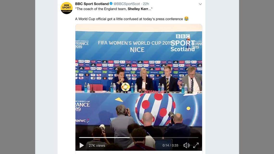 FIFA official mixes up coaches of Scotland, England before rivals’ World Cup match