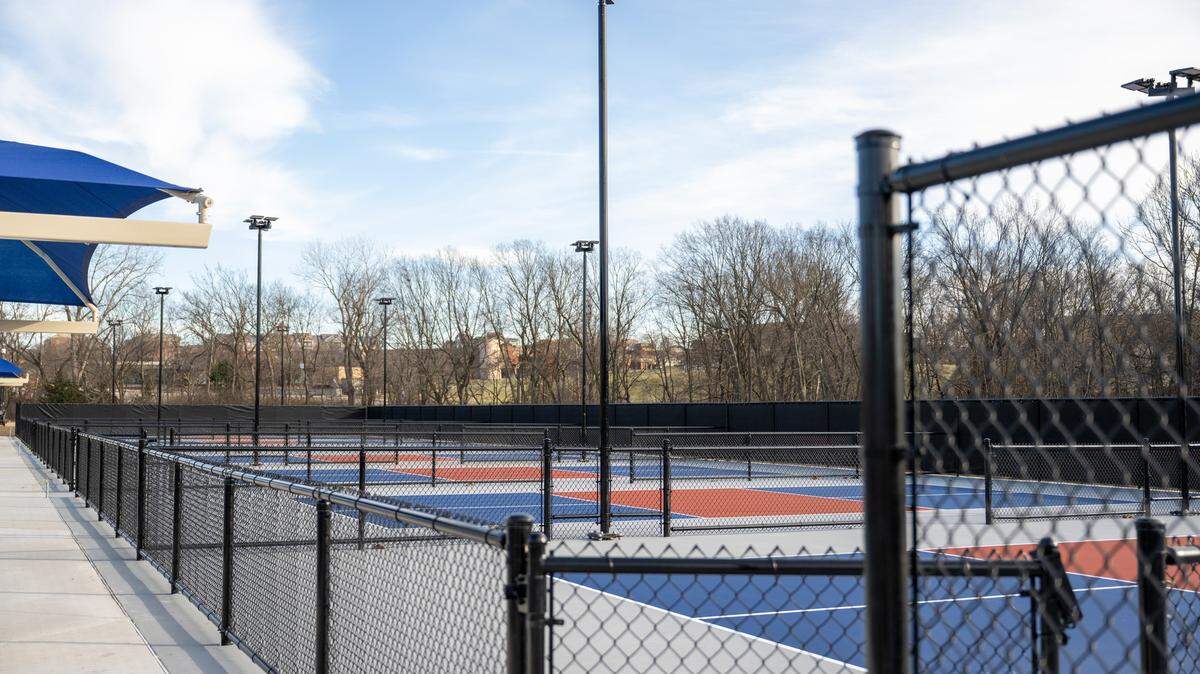 Lee’s Summit’s new pickleball complex is set to open in February. This photo from Lee’s Summit Parks & Recreation in December shows the project as it nears opening.