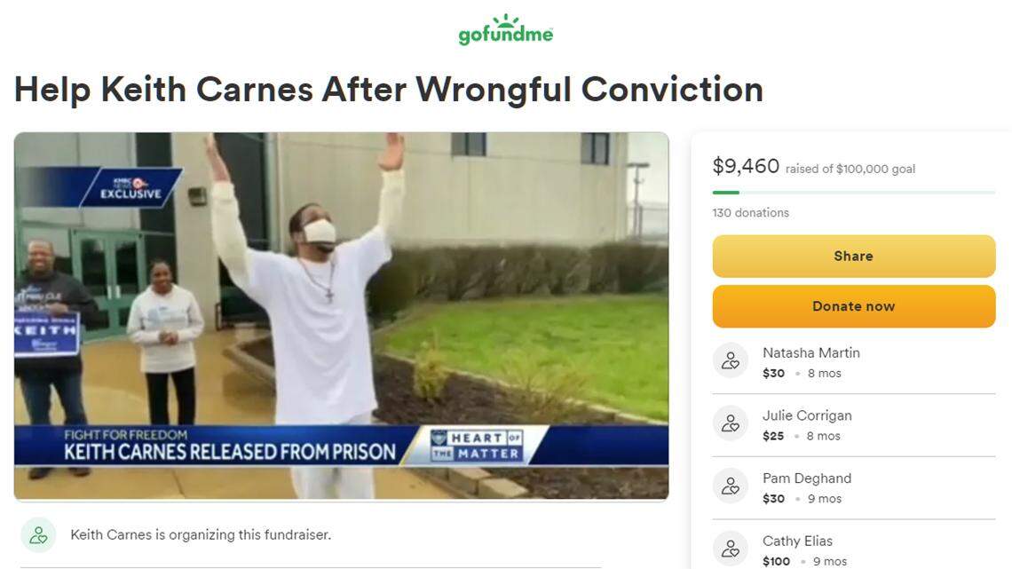 Private donors have been generous to Lamar Johnson and Kevin Strickland. Meanwhile, Keith Carnes hasn’t even raised $10,000 yet.