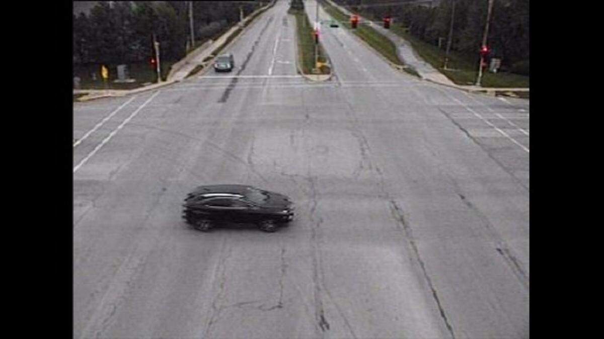 Overland Park police released images of a dark-colored Honda believed to be involved in a fatal crash Saturday, Oct. 6, 2018. Police believe the vehicle struck another vehicle heading eastbound on 151st Street and drove away from the scene. The crash happened around 3:23 p.m.