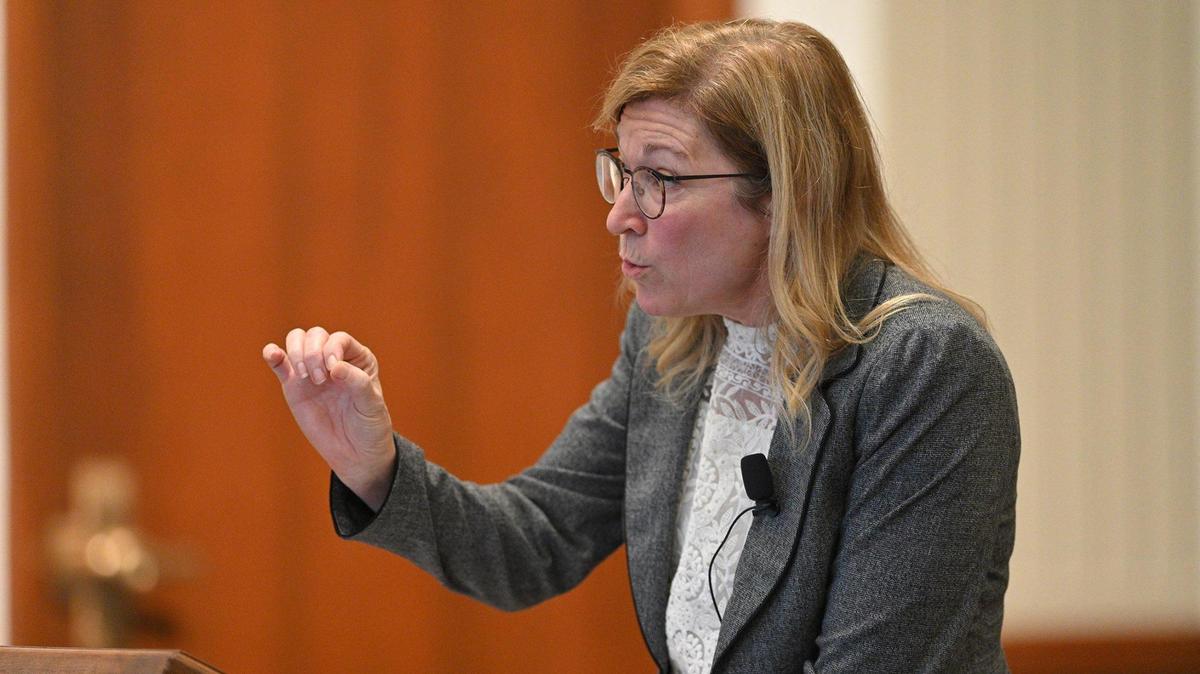 Jackson County Prosecutor Jean Peters Baker explains charges in death of Kansas City police officer, K-9