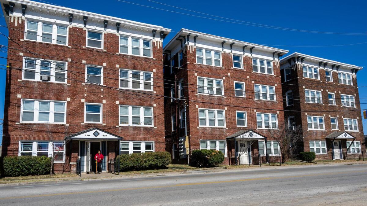 Apartments on West 33rd St. in Kansas City.