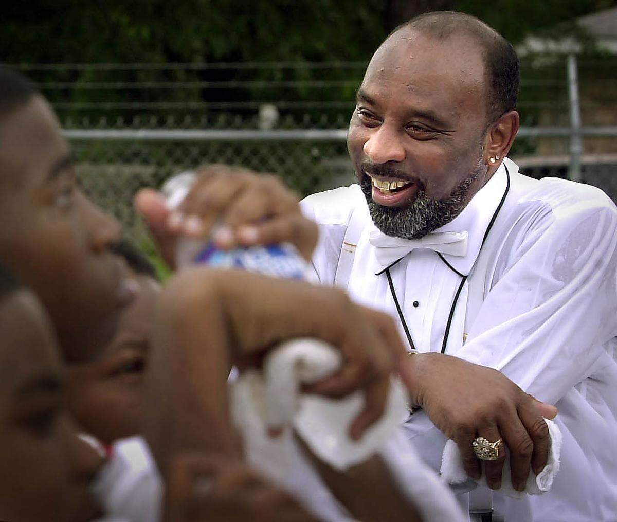 Willie Arthur Smith, shown in 2003, founded the Marching Cobras in 1969 when he was a junior high school social studies teacher.