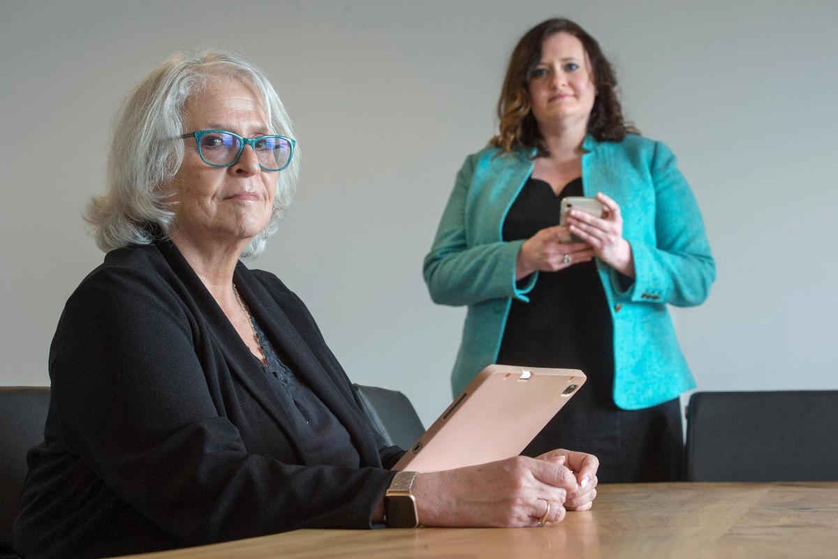 Attorneys Lynne Bratcher, left, and Erin Vernon have handled numerous lawsuits filed by Kansas City firefighters for race and sex discrimination.