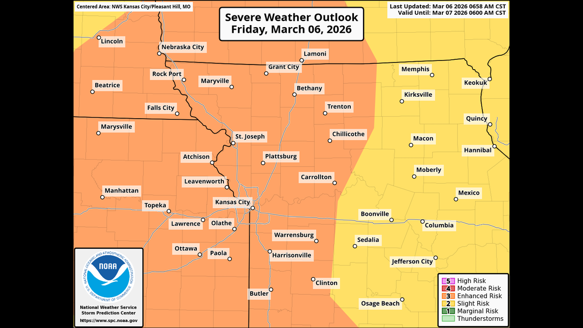 Severe storms lining up for KC: Tornadoes, large hail, damaging winds possible