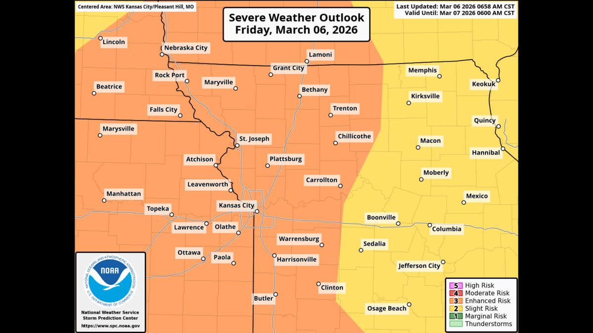 Severe storms expected in Kansas City with tornado risk | Kansas City Star