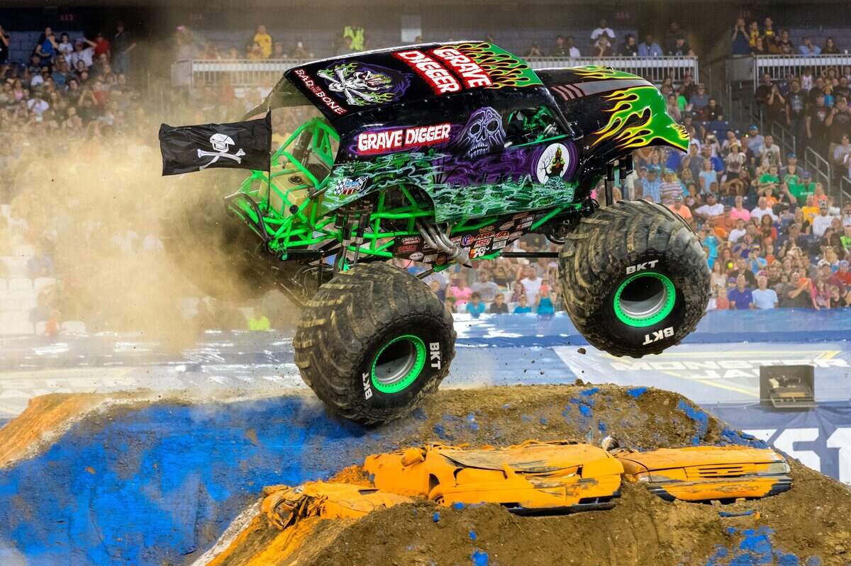 Monster Jam will bring its big trucks to Arrowhead Stadium for competitions June 26 and 27.