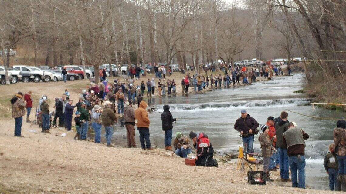 Outdoors report: Opening day at trout parks brings thousands of fishermen together