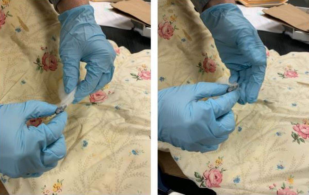 Photographs show the fourth bullet discovered in the shooting. 