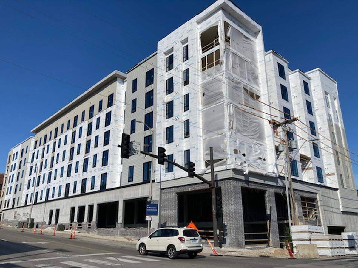 The Wonderland apartments, a project by Lux Living of St. Louis, has been hit with multiple mechanic’s liens for unpaid bills. Nearly all have been settled.