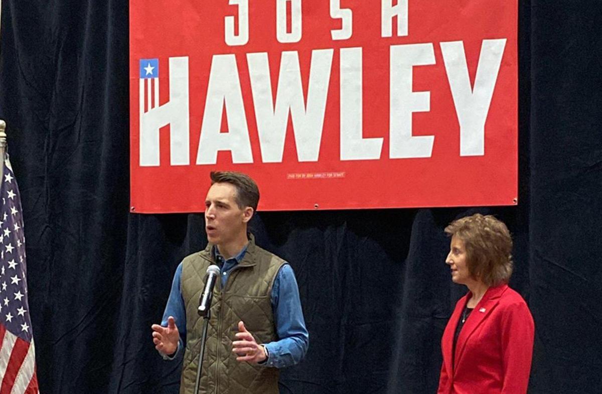 Sen. Josh Hawley endorsed Rep. Vicky Hartzler for U.S. Senate.