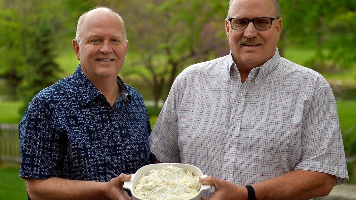 Pretzel Salad one of many ‘knots’ that bind brothers who love to cook together