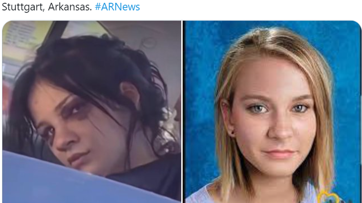 Cassie Compton (right) and the woman seen in the TikTok video (left).