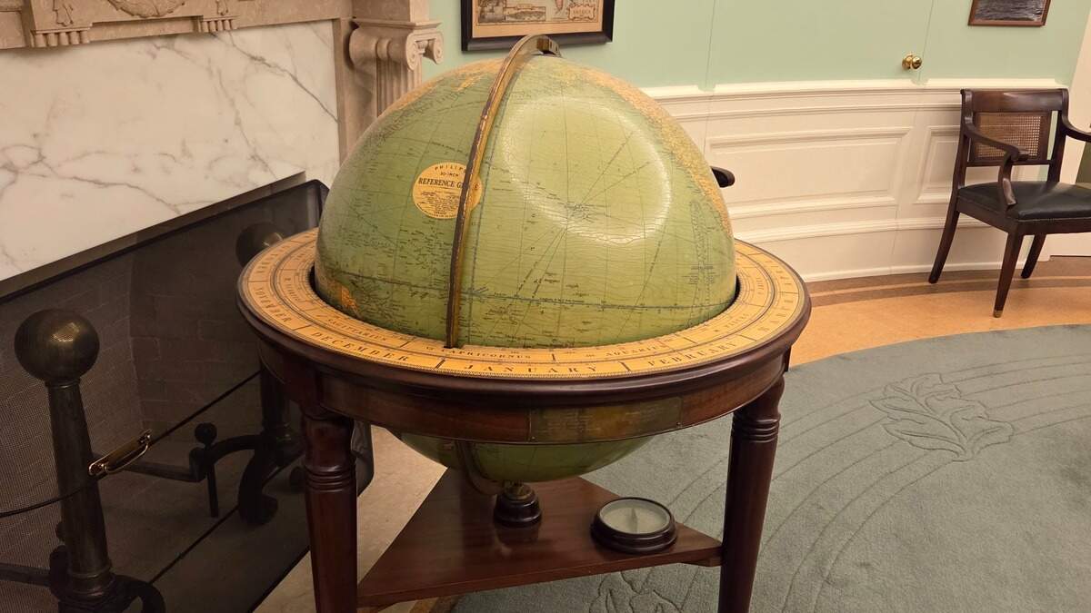 Eisenhower globe damaged in Pentagon move, but another displayed at Truman Library