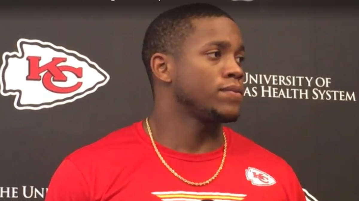 FILE PHOTO: Chiefs linebacker Darron Lee, acquired from the New York Jets before the start of organized team activities, back in 2019.