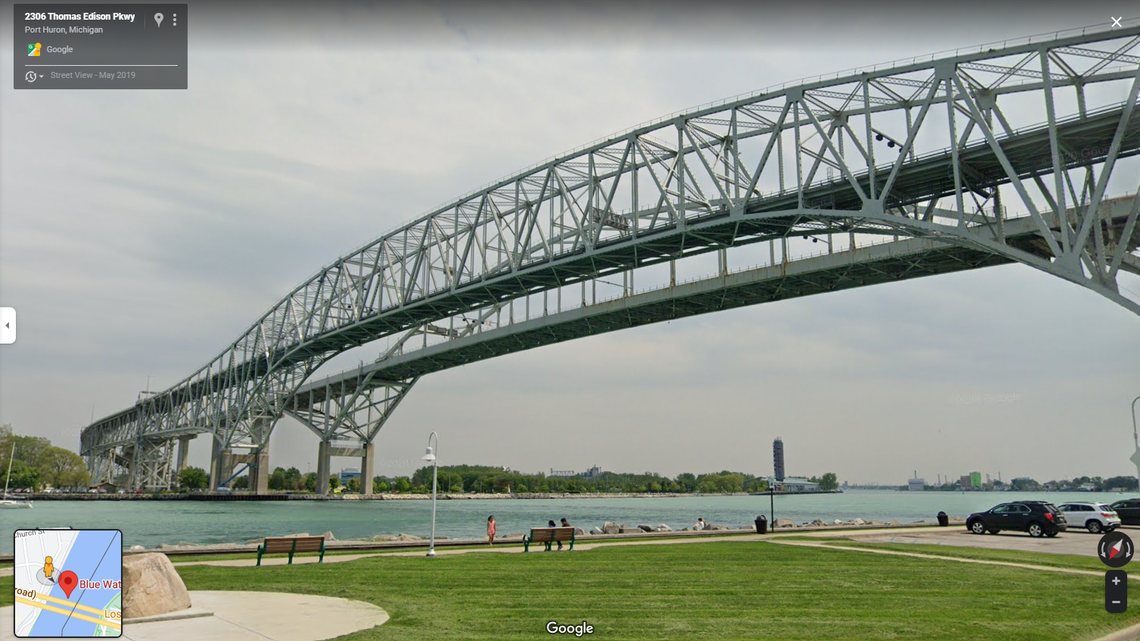 A Marysville, Michigan, man and wife were boating in St. Clair River, Port Huron. The man drowned in a current and was found by Blue Water Bridge, police said.