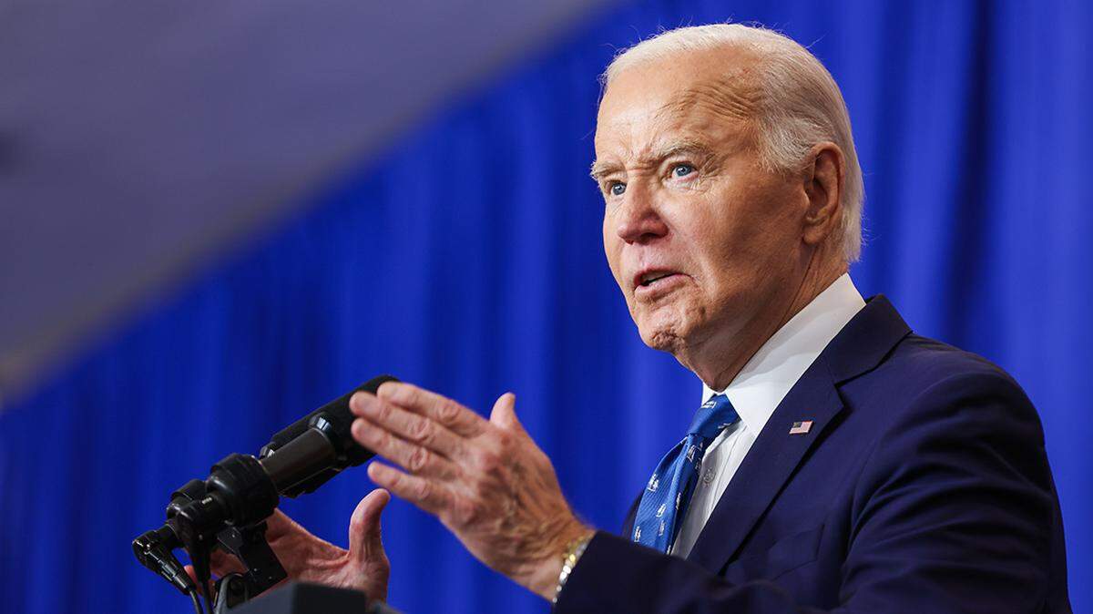President Joe Biden delivers remarks at the U.S. Department of Labor on December 16, in Washington, D.C. Biden is honoring the nations labor history, including Francis Perkins, the fourth Secretary of Labor and highlighting the steps that his administration has taken to strengthen America’s workforce.