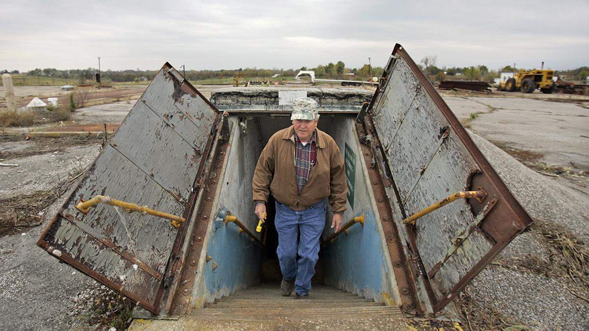 Missile silos, built to withstand nuclear holocaust during the Cold War era, dot Missouri.