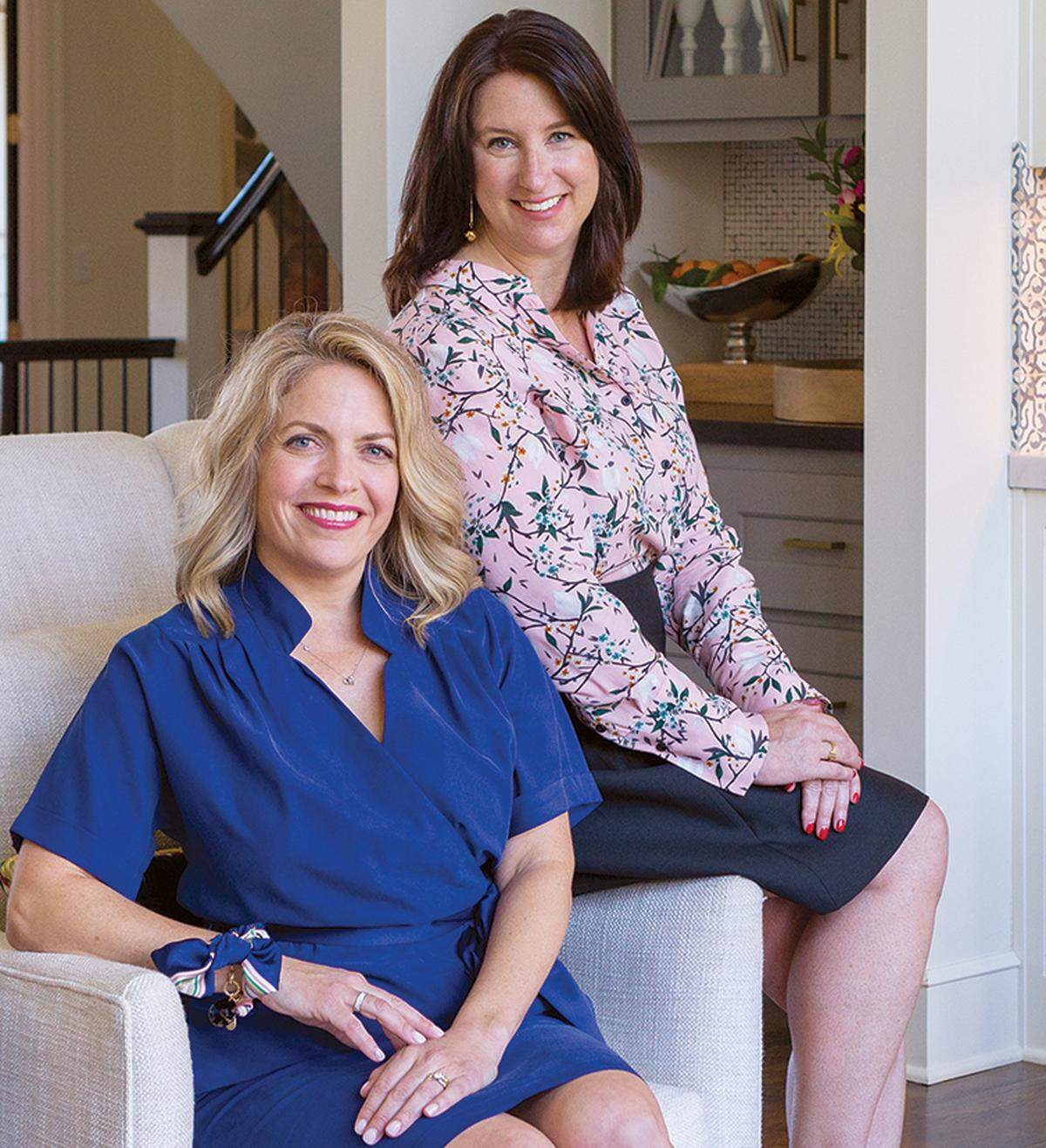 Jessica Gordon (left) and Sara Noble of Noble Designs.