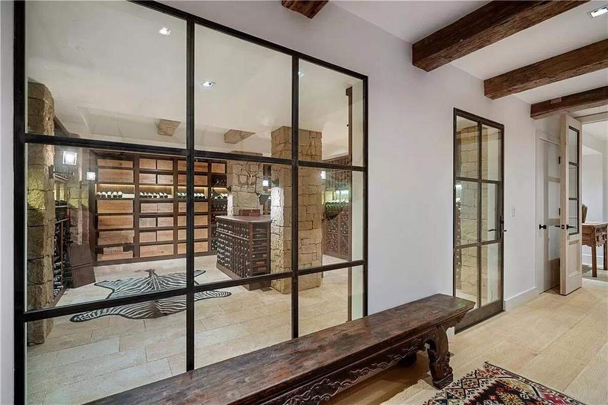 The home at 2404 W. 114th St. in Leawood chills hundreds of bottles. It was listed for $4.5 million on Zillow in June.