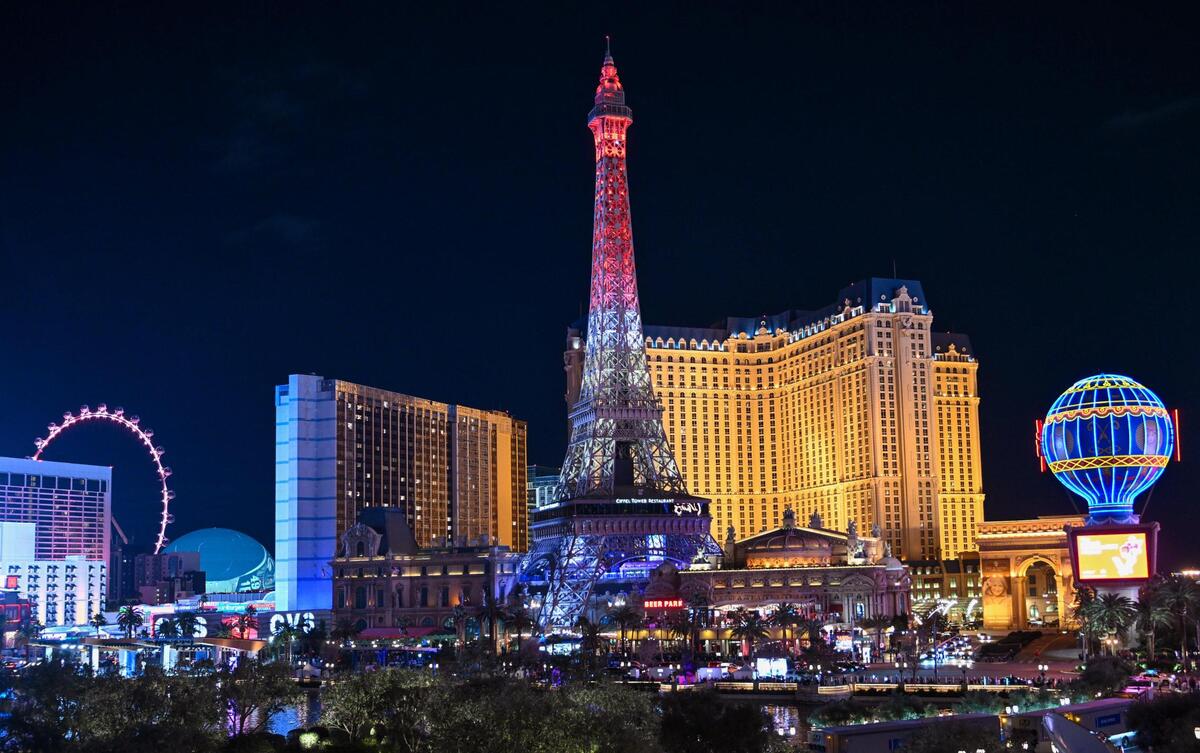 The Las Vegas Strip on Thursday, Feb. 8, 2024, in Las Vegas, Nevada.