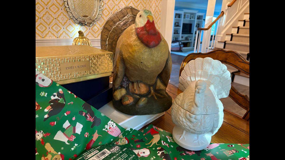 Sherry Kuehl broke her own rule when she wrapped Christmas gifts before Thanksgiving.