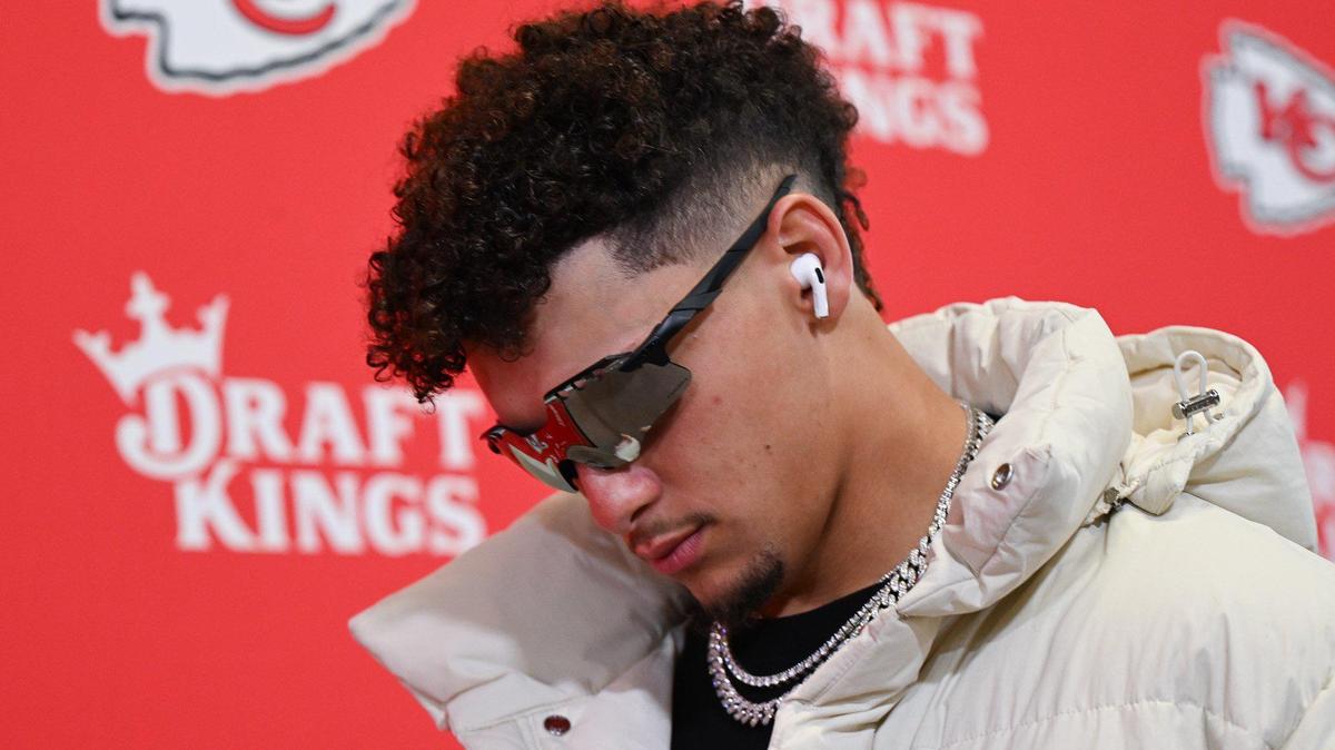 Kansas City Chiefs quarterback Patrick Mahomes arrives before the Chiefs’ game with the Houston Texans on Saturday Dec. 21, 2024, at GEHA Field at Arrowhead Stadium.