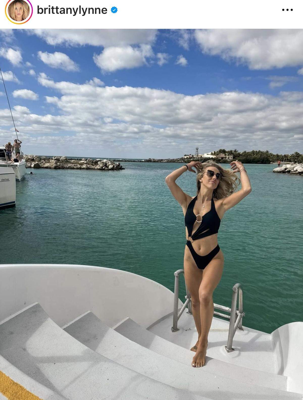 Brittany Mahomes in Mexico over the weekend.