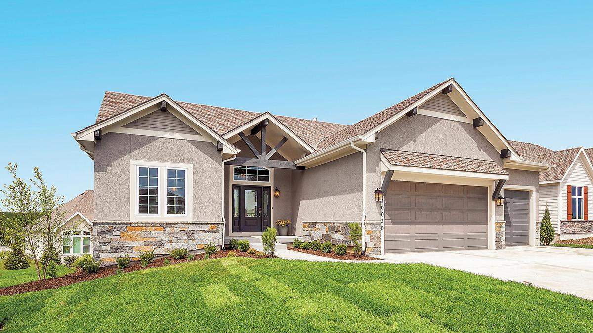 This four-bedroom, three-bathroom, reverse 1½-story home by Prairie Homes offers 3,153 square feet and is move-in ready in The Ridge at Shadow Glen, priced at $546,900.