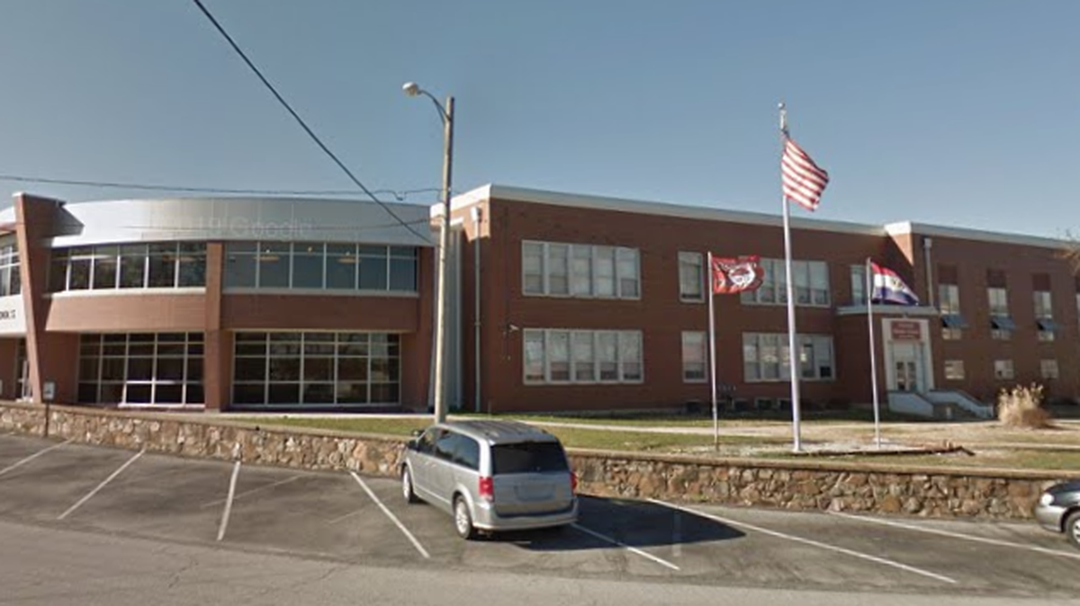 A high school volleyball team in Houston, Missouri was able to play their final postseason game after initially being disqualified because of three players’ participation in a charity event for breast cancer awareness. This Google Maps Street View image shows the exterior of the school district offices in December 2015.