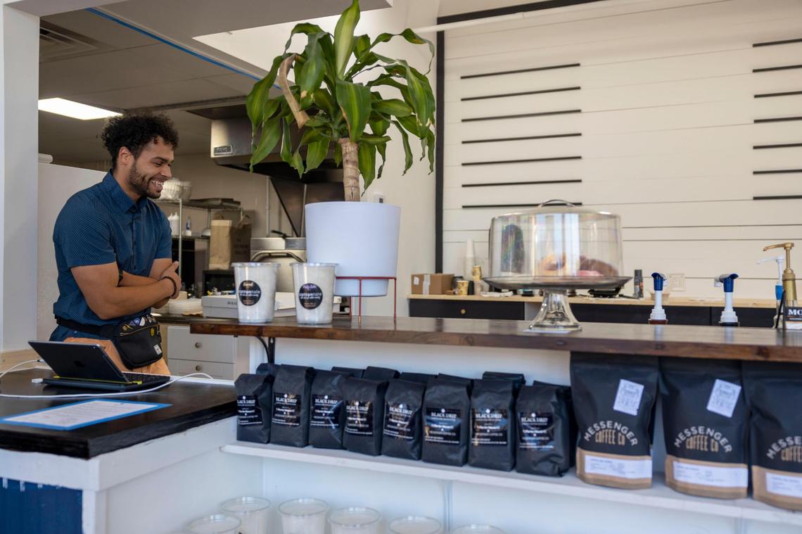 TJ Roberts is the owner of Kinship Cafe, in Kansas City, Kansas.