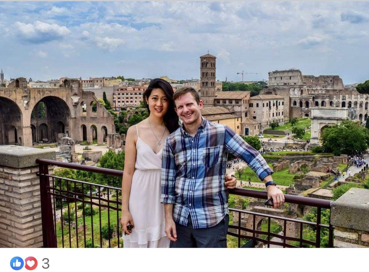 Sarah Lee Best and her husband, Daniel Solomon.