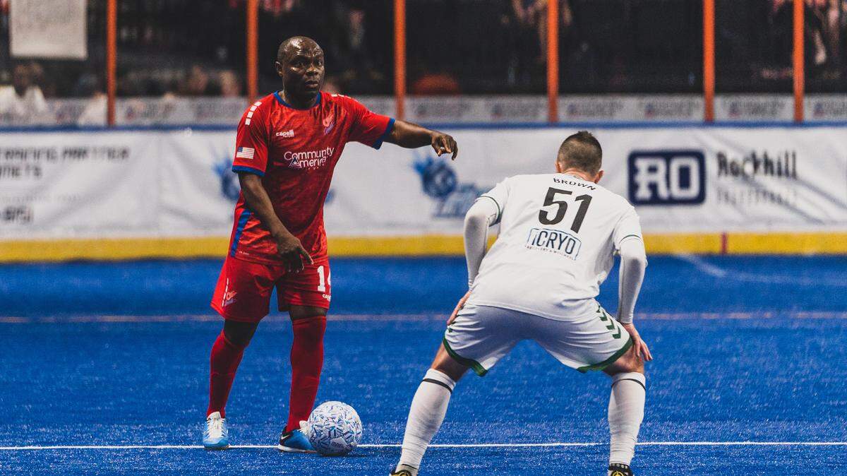 The Kansas City Comets were led last season by player-coach Leo Gibson. This season, which starts over Thanksgiving weekend, Gibson is happy to just coach, and not play, if the team is faring well enough without him suited up on the field.