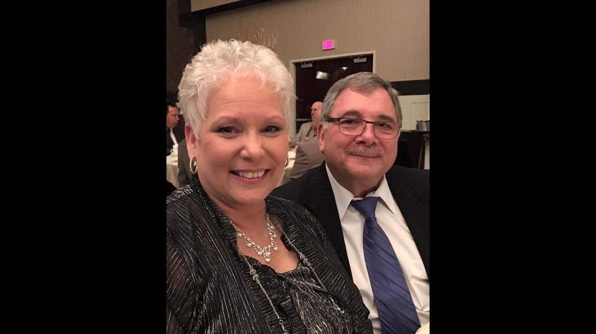 The parents of Michelle DeMartino can be seen in this family photograph.