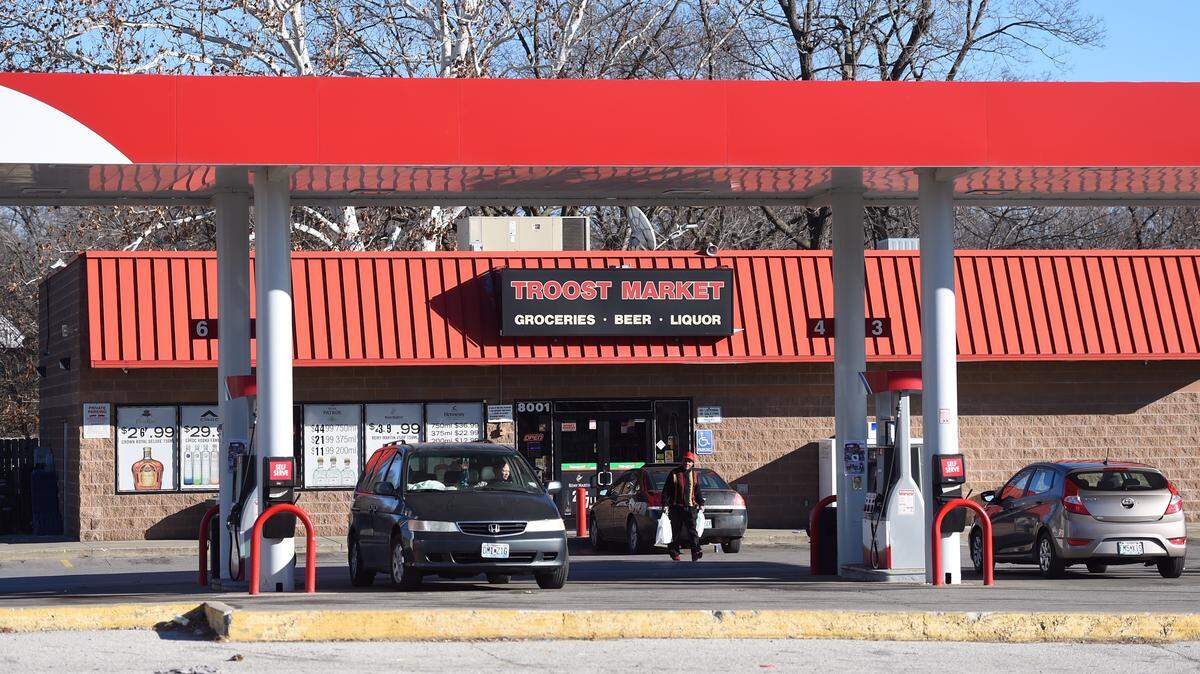 A man shot outside Troost Market on Friday evening has died.
