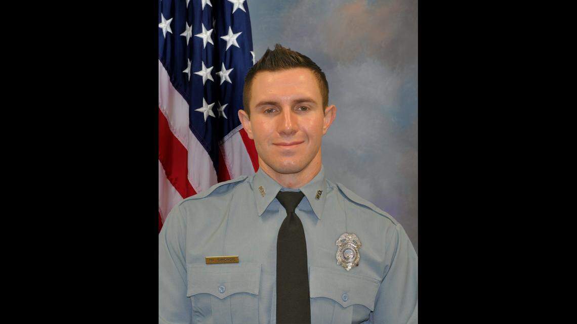 Officer Hunter Simoncic, 26, of the Kansas City, Kansas, Police Department was killed after he was hit by a vehicle fleeing police on Aug. 26, 2025. Simoncic is remembered for his community service beyond his time as a police officer.