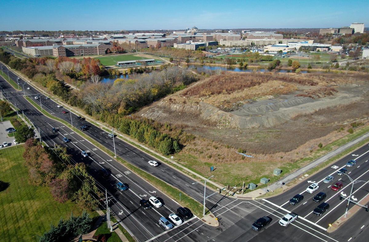 Vacant land is seen on the southeast corner of 119th Street and Nall Avenue near the Aspiria campus in Overland Park on Wednesday, Nov. 14.