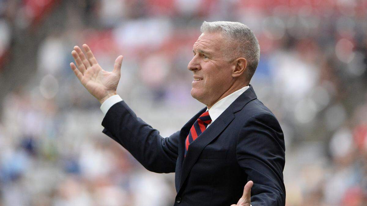 Sporting Kansas City coach Peter Vermes will lead his team into a conference semifinal match at Houston on Nov. 26.