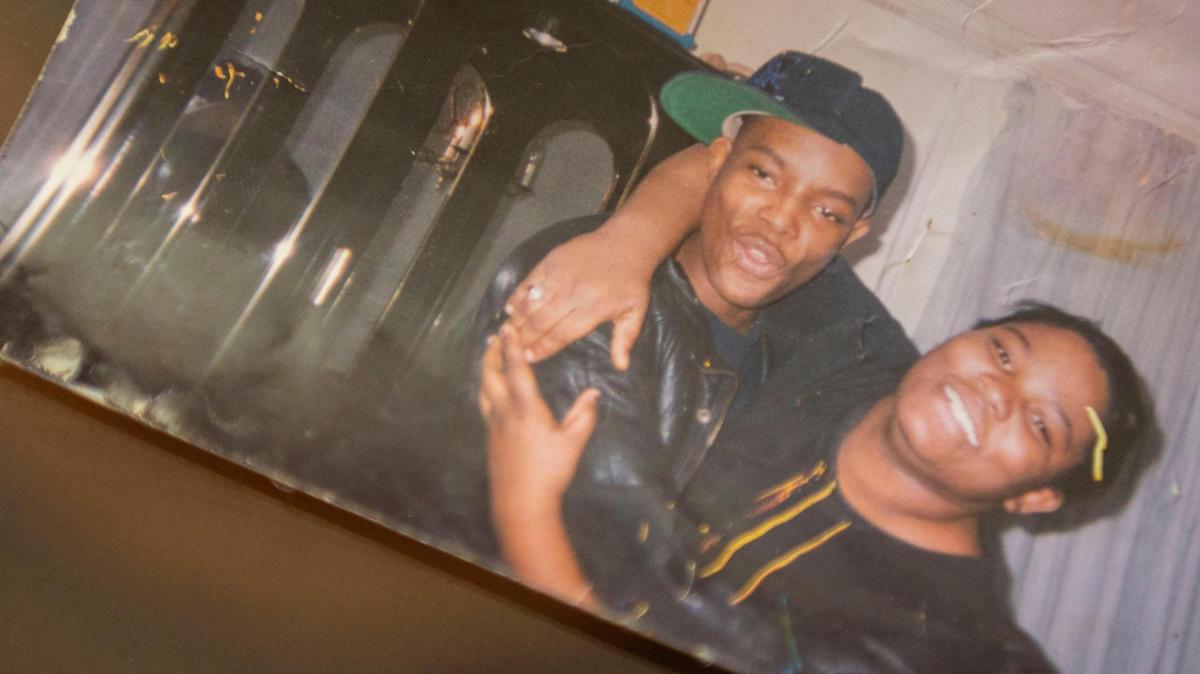In the footage, Tyrea Pryor is heard moaning from inside his crashed car, where he was trapped in the front seat with his fingers broken.