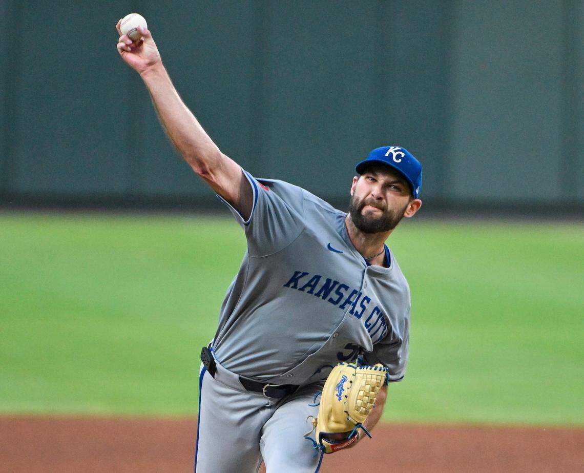 Kansas City Royals right-hander Michael Wacha got the start against his former team, the St. Louis Cardinals, on Wednesday at Busch Stadium.