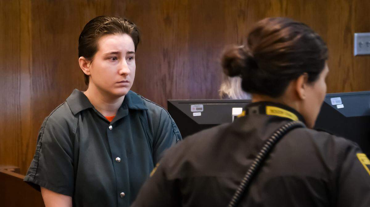 Corrinne O’Connor appeared in Jackson County Court Tuesday, Feb. 13, 2024, for a bond hearing. The 27-year-old mother has been charged with a felony count of child endangerment resulting in the death of her 5-year-old son Grayson O’Connor, who fell from the 17th floor of a downtown Kansas City high-rise in November 2023. O’Connor allegedly removed safety devices from the window of her apartment in the Grand Boulevard Lofts at 10th Street and Grand Boulevard
