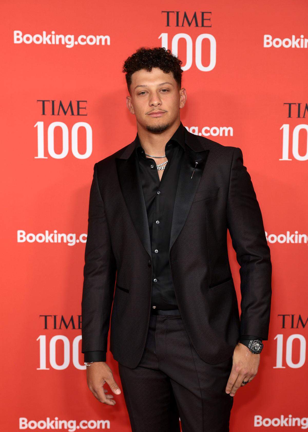 Patrick Mahomes attends the 2024 TIME 100 Gala at Jazz at Lincoln Center on April 25, 2024 in New York City.
