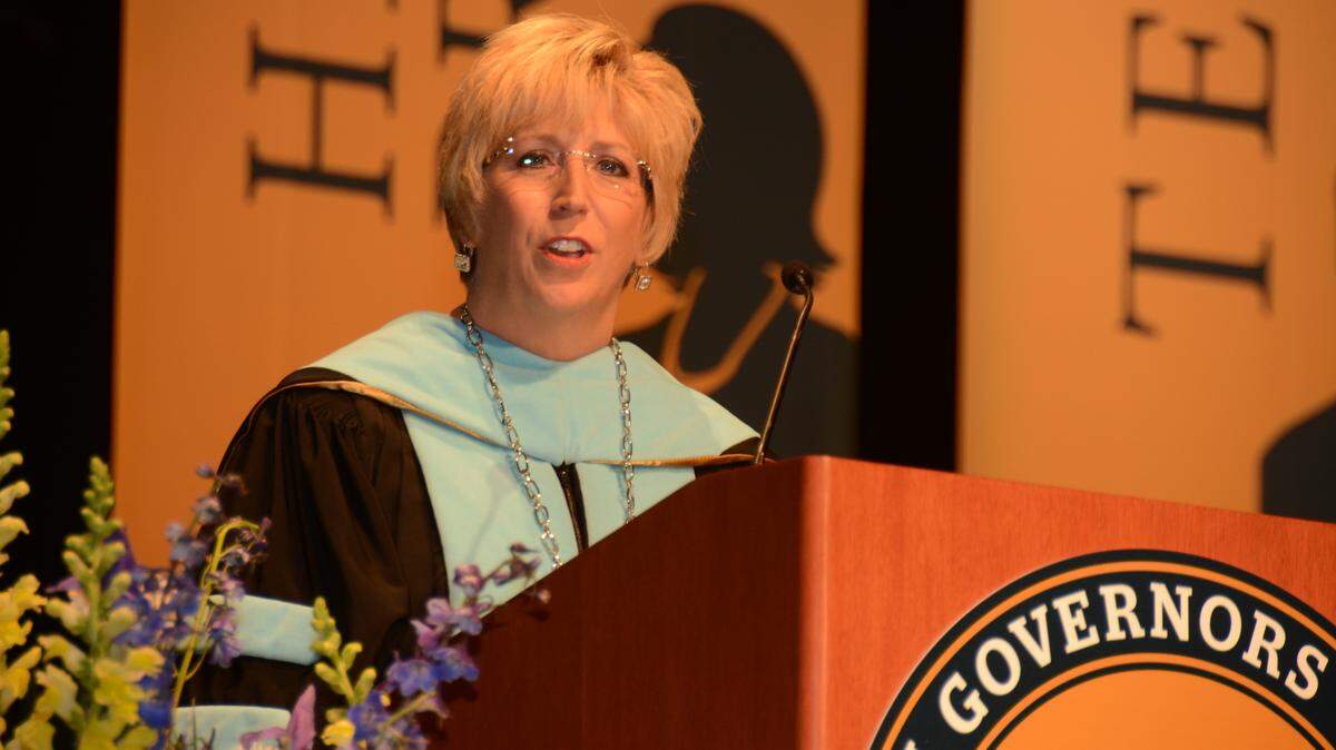 Angie Besendorfer, chancellor of Western Governors University Missouri, was selected for her career of more than three decades in education.