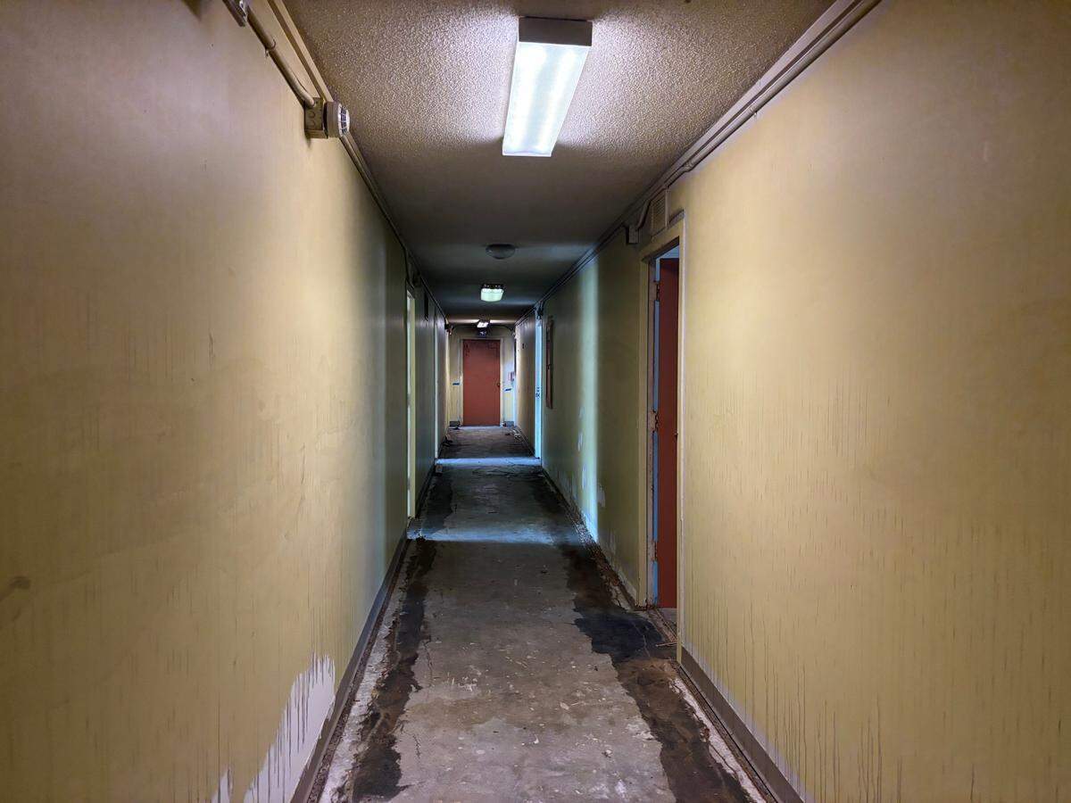 A photo of a hallway in Independence Towers on Sept. 3, 2024.