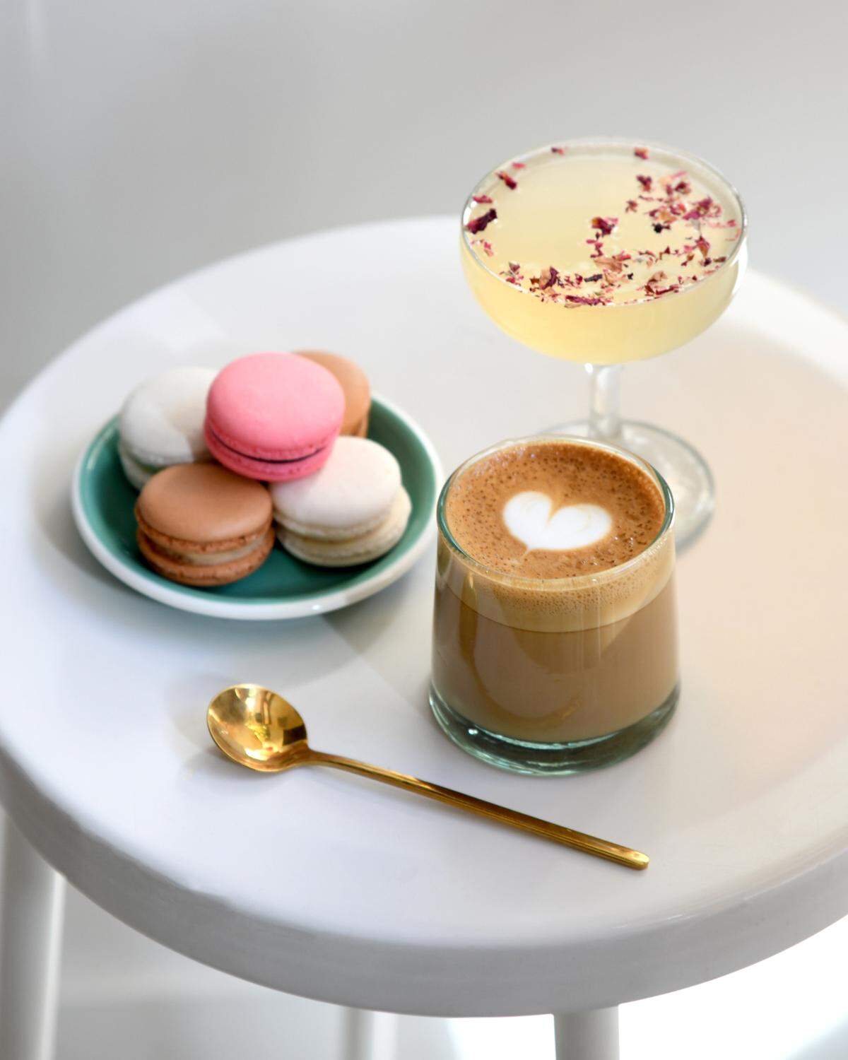 Outta The Blue will offer coffee drinks, cocktails, pastries, vegan sandwiches and more.