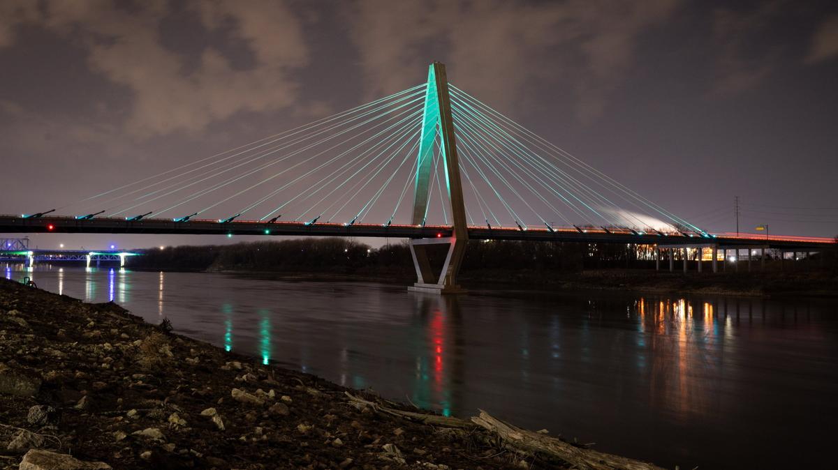 Check out the Kansas City landmarks glowing teal for historic Current stadium opening