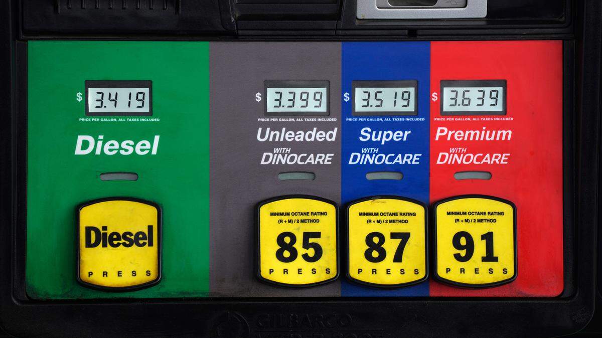 Prices are displayed above the different grades of gasoline available to motorists, Thursday, May 27, 2021, near Cheyenne, Wyo. After a brief dip, gas prices in the U.S. are on the rise again, up 2.5 cents per gallon from last week to $3.09 per gallon, according to the travel and fuel price tracking app GasBuddy. On Monday, June 28, 2021 West Texas Intermediate crude fell $1.14 to $72.91 per barrel, but the price is still up 50% on the year.
